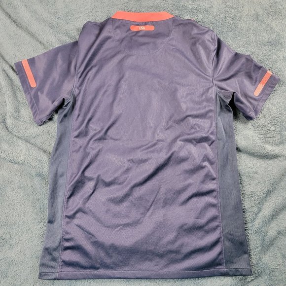 Nike Adults Small Dark Blue Soccer Jersey Shirt USA Away Short Sleeve Athletic - Picture 2 of 9